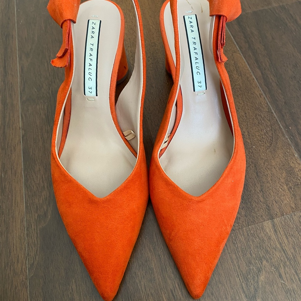 Zara slingback heel, size 7